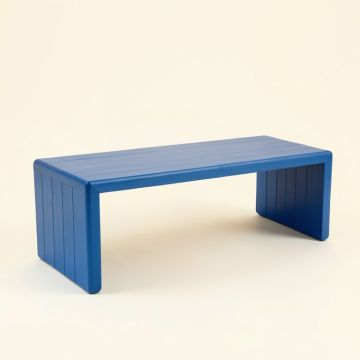 Elm Crest Indoor Bench - Blue (synthetic illustration; no displayed measurements)