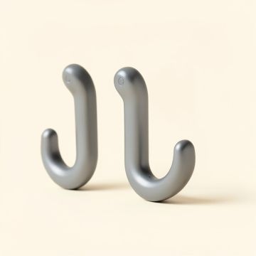 Bordelon Shower Curtain Hooks (synthetic illustration; no displayed measurements)