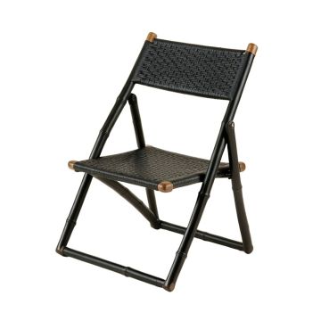 Stone Arc Folding Outdoor Chair - Black