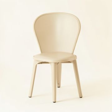 Maple Edge Dining Chair - Beige (synthetic illustration; no displayed measurements)