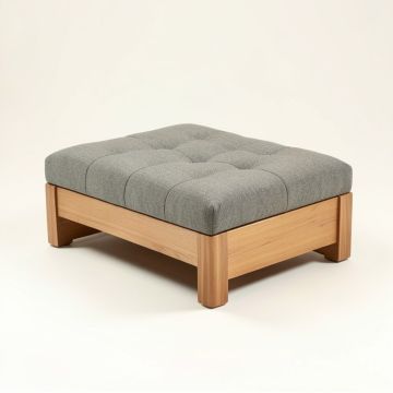 Kirkus Tufted Ottoman (synthetic illustration; no displayed measurements)