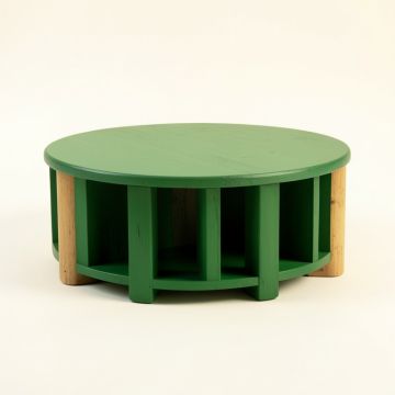 Fern Branch Shoe Storage Bench - Green (synthetic illustration; no displayed measurements)