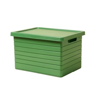 Pine Bridge Closed Outdoor Storage Box - Green