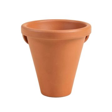 Cedar Bridge Empty Railing Planter With Integral Brackets - Terracotta