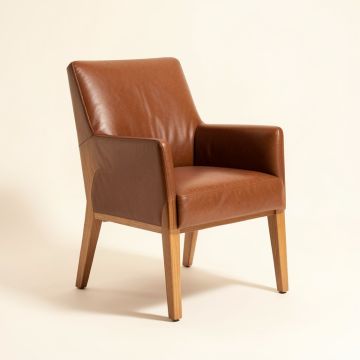 Agnes Berner Upholstered Solid Wood Side Chair (synthetic illustration; no displayed measurements)