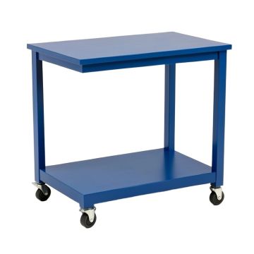 Maple Crest Empty Rolling Workshop Cart - Blue