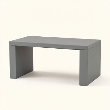 Vale Edge Desktop Monitor Riser - Gray (synthetic illustration; no displayed measurements)
