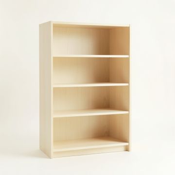 Lake Falls Freestanding Bookcase - Ivory (synthetic illustration; no displayed measurements)