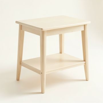 Bay Bend Side Table - Ivory (synthetic illustration; no displayed measurements)