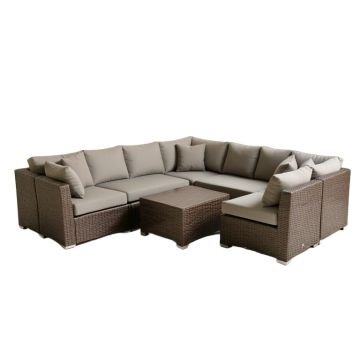 Ewura 6 Piece Sectional Seating Group With Cushions