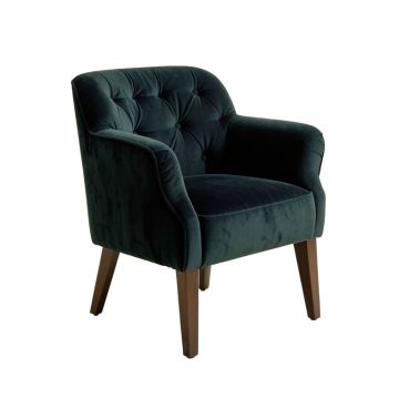 Editha Tufted Velvet Side Chair