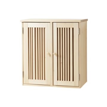 River Branch Wall-Mounted Laundry Cabinet - Ivory