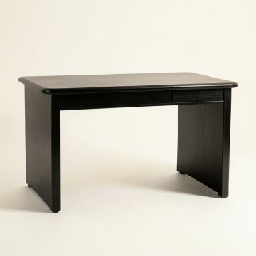 Moss Edge Writing Desk - Black (synthetic illustration; no displayed measurements)