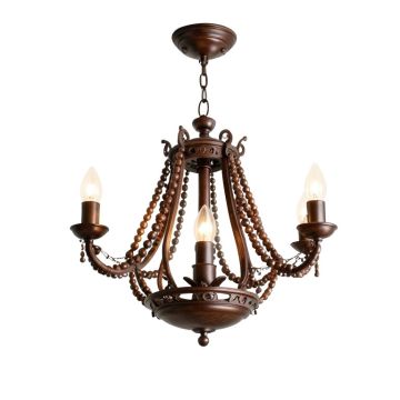 Mosig 4 - Light Lantern Empire Chandelier With Beaded Accents