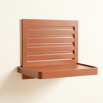 Cove Crest Wall-Mounted Entryway Organizer Shelf - Terracotta (synthetic illustration; no displayed measurements)