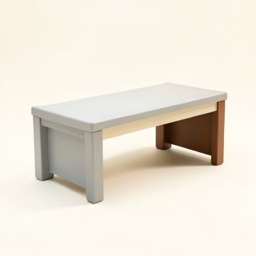 Eden Plastic Storage Bench (synthetic illustration; no displayed measurements)
