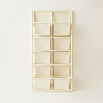 Moss Crest Empty Vertical Garden Frame - Ivory (synthetic illustration; no displayed measurements)