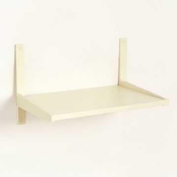Spruce Bridge Wall-Mounted Shelf - Cream (synthetic illustration; no displayed measurements)