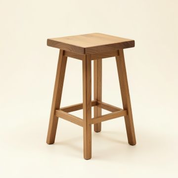 Kidwell Solid Wood Counter & Bar Stool (synthetic illustration; no displayed measurements)
