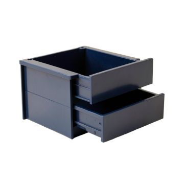 Elm Branch Small-Parts Storage Drawer Cabinet - Navy