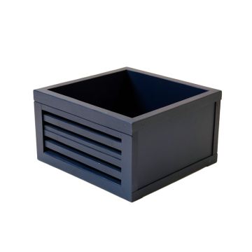 Willow Canyon Empty Furniture-Style Litter Enclosure - Navy