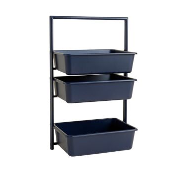Fern Crest Empty Vertical Garden Frame - Navy