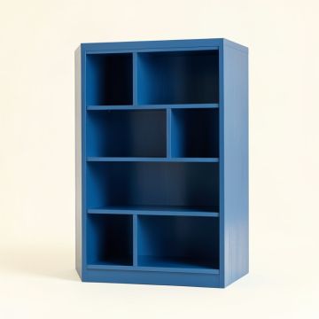 Pine Crest Freestanding Bookcase - Blue (synthetic illustration; no displayed measurements)
