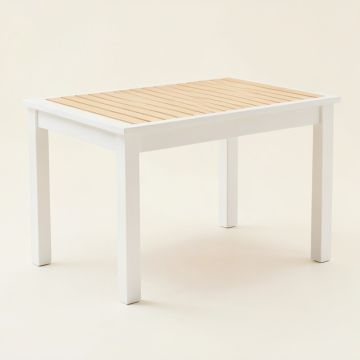 Dawn Arc Patio Table (synthetic illustration; no displayed measurements)