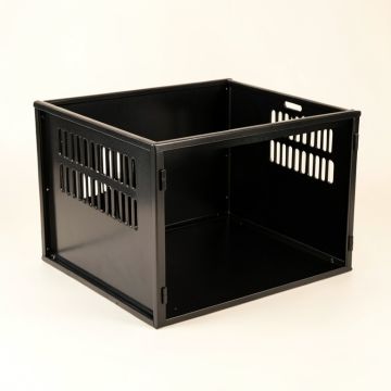 Stone Dale Empty Furniture-Style Pet Crate - Black (synthetic illustration; no displayed measurements)