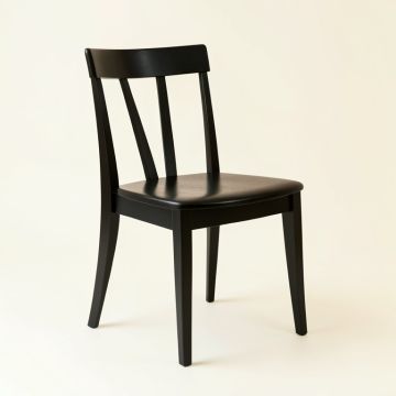 Cedar Edge Dining Chair - Black (synthetic illustration; no displayed measurements)