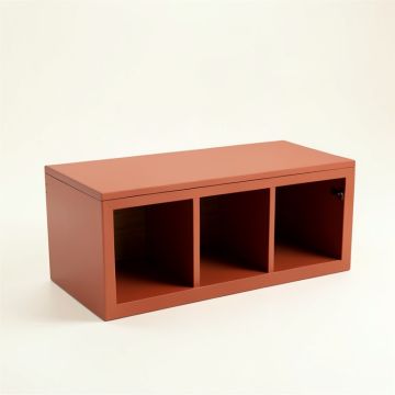 Clay Dale Shoe Storage Bench - Terracotta (synthetic illustration; no displayed measurements)