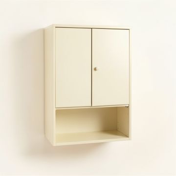 Olive Canyon Wall-Mounted Laundry Cabinet - Ivory (synthetic illustration; no displayed measurements)