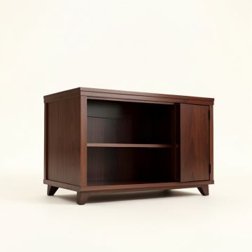 Claudia Solid Wood Tv Stand For Tvs Up To 65 '' (synthetic illustration; no displayed measurements)
