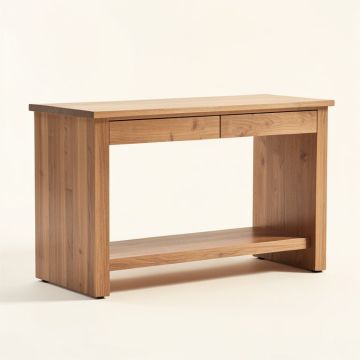 Loudoun 24 '' Solid Wood Console Table (synthetic illustration; no displayed measurements)