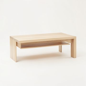 Cedar Edge Coffee Table - Beige (synthetic illustration; no displayed measurements)