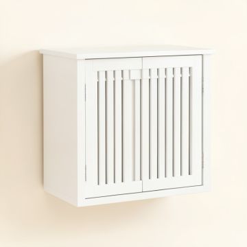 Wren Bluff Wall-Mounted Laundry Cabinet - White (synthetic illustration; no displayed measurements)