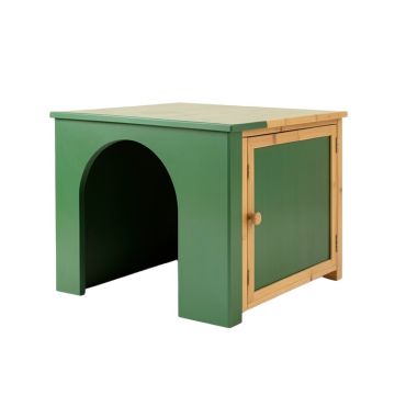 Field Brook Empty Furniture-Style Litter Enclosure - Green