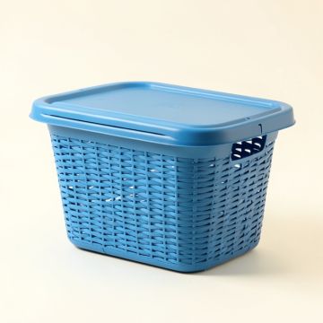 Cliff Crossing Laundry Hamper - Blue (synthetic illustration; no displayed measurements)
