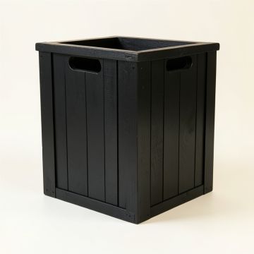 Heath Bluff Closed Outdoor Storage Box - Black (synthetic illustration; no displayed measurements)