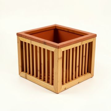 Ridge Crest Empty Furniture-Style Litter Enclosure - Terracotta (synthetic illustration; no displayed measurements)