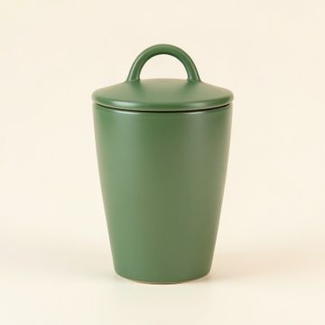 Slate Branch Storage Canister With Lid - Green (synthetic illustration; no displayed measurements)