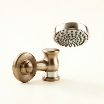 Kohler Fairfax Rite-Temp Shower Valve Trim With Lever Handle And 2.5 Gpm Showerhead (synthetic illustration; no displayed measurements)
