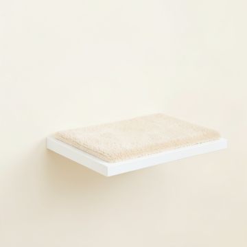 Heath Edge Wall-Mounted Cat Perch - White (synthetic illustration; no displayed measurements)