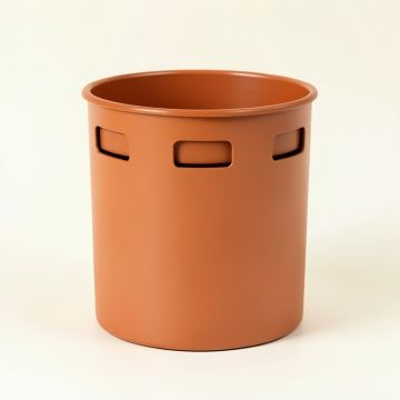 Oak Bridge Closed Garden Compost Bin - Terracotta (synthetic illustration; no displayed measurements)