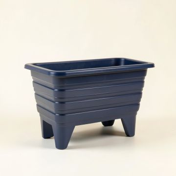 Willow Canyon Empty Raised Planter - Navy (synthetic illustration; no displayed measurements)