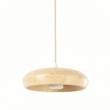 Glen Branch Pendant Light Suspended From One Plain Cable - Beige (synthetic illustration; no displayed measurements)