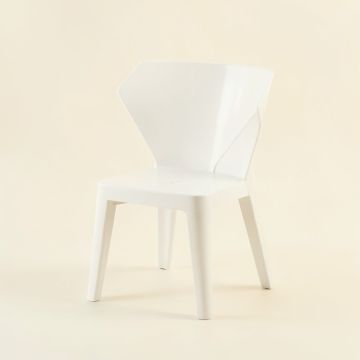 Juniper Arc Small Chair - White (synthetic illustration; no displayed measurements)