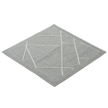 Heath Bend Rectangular Outdoor Rug - Gray