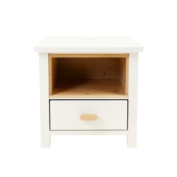 Aspen Branch Nightstand - White