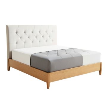 Matzke Simple Tufted Upholstered Standard Bed